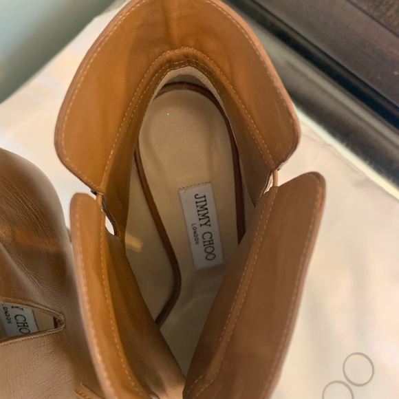 Authentic Jimmy Choo Memphis Booties in brown. Size 39. Very gently worn. - Picture 11 of 11